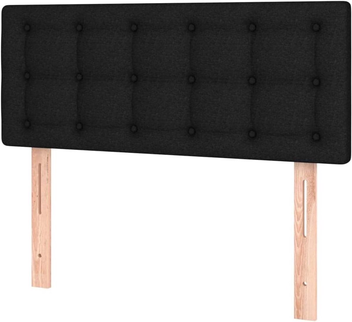 Hoofdbord met LED - Bedhoofdeinde Houten - Ontspannen in Bed - Verstelbare Hoogte - 80x5x78/88 cm - Zwart