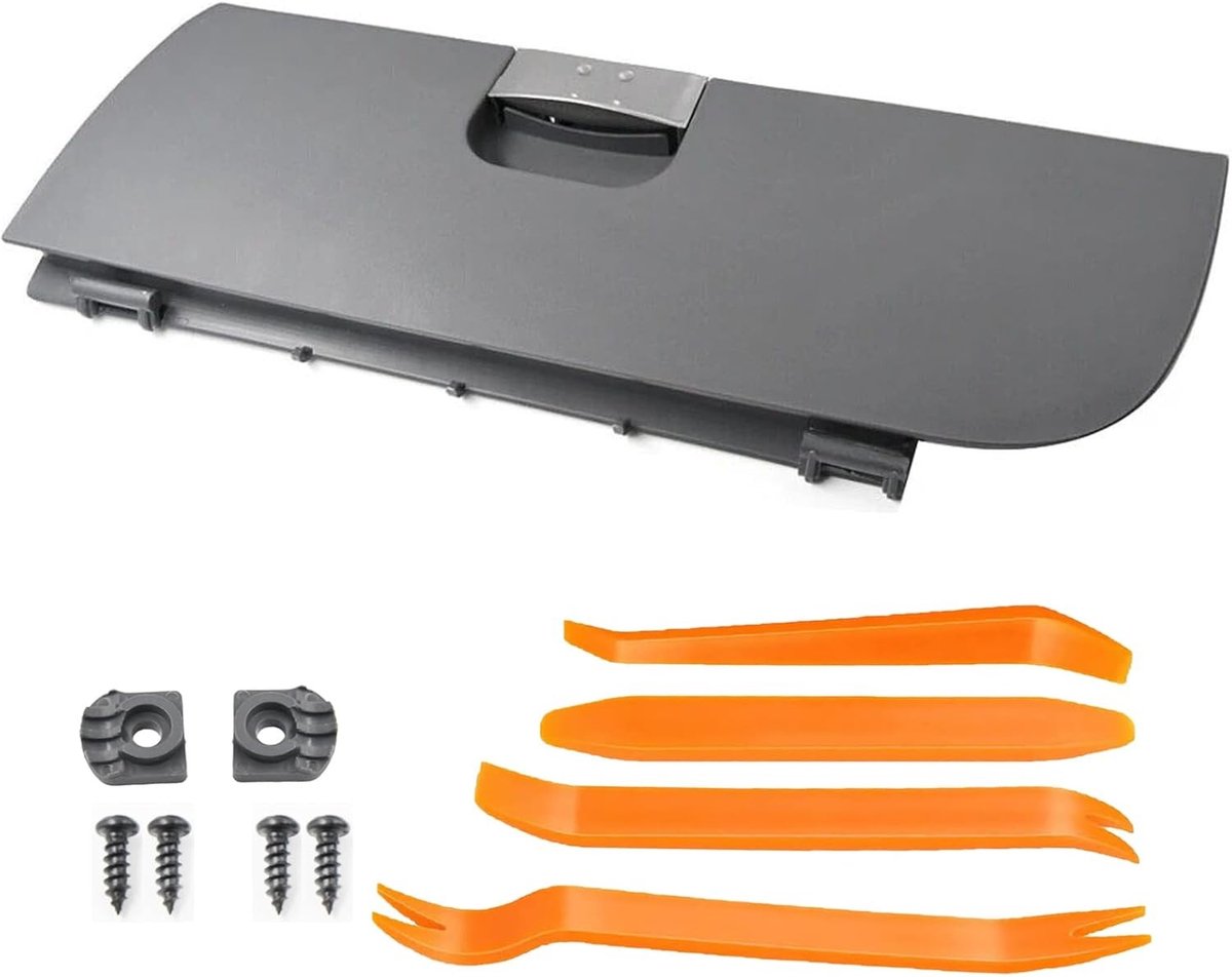 Vervangende Flap voor Glove Box met 4 Universele Demontagetools voor Interieur van Voertuigen, Geschikt voor Peugeot 107 en Andere Modellen