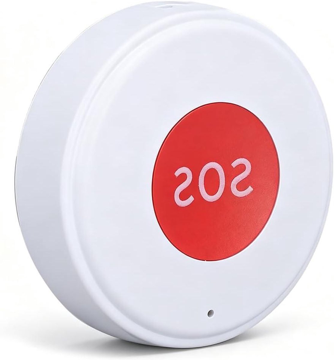 Noodoproepsysteem - Persoonlijk Alarm - Hulp Inschakelen - App Gestuurd - 47 g - Wit