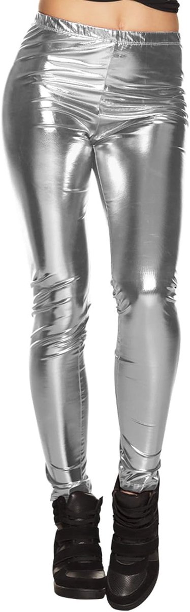 Leggings métalliques brillants