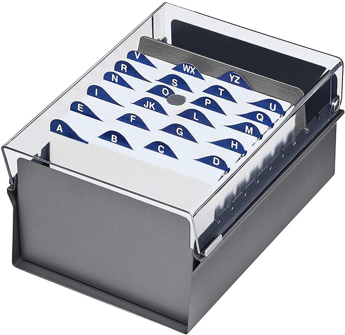 Card File Holder Index Vijlhouder 4 X 6 Organisator Metaal voet Zwaar