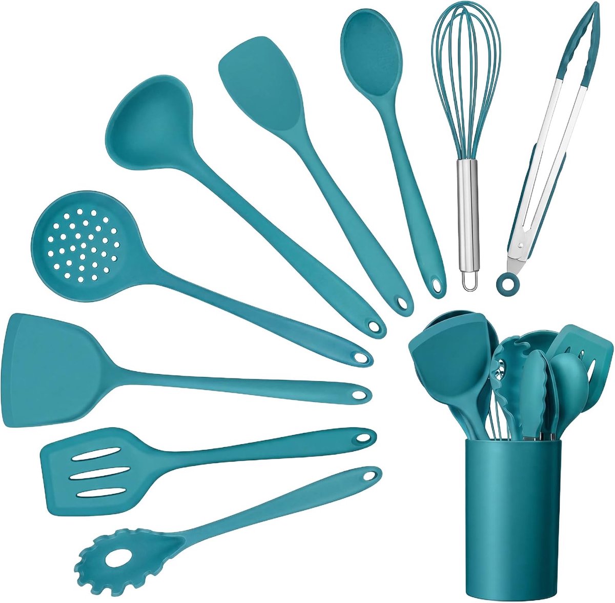 10-delige keukenhulpset (blauw)