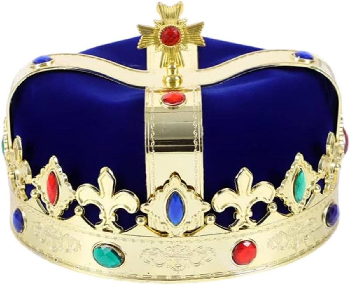 juwelen koningskroon voor unisex Halloween kostuum prom cosplay feestdecoraties