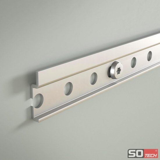 2 x ophangrail 257 mm SKastophanger Ophangrail voor keuken meubels staal verzinkt ophangrail voor bovenkast van SOTECH — afbeelding 4