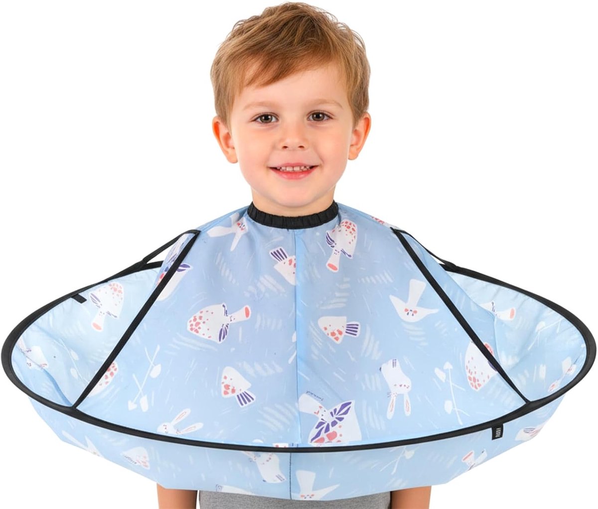 Kapperscape voor kinderen, kapperscape, haar knipcape paraplu, waterdicht, opvouwbaar parapluontwerp voor kinderen en volwassenen, haarstyling, knippen, salon