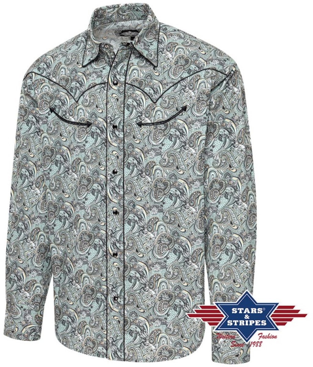Stars & Stripes - Western Shirt Ace - 2XL