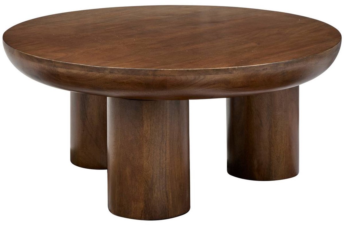 Salontafel met drie poten van massief mangohout STAMBH