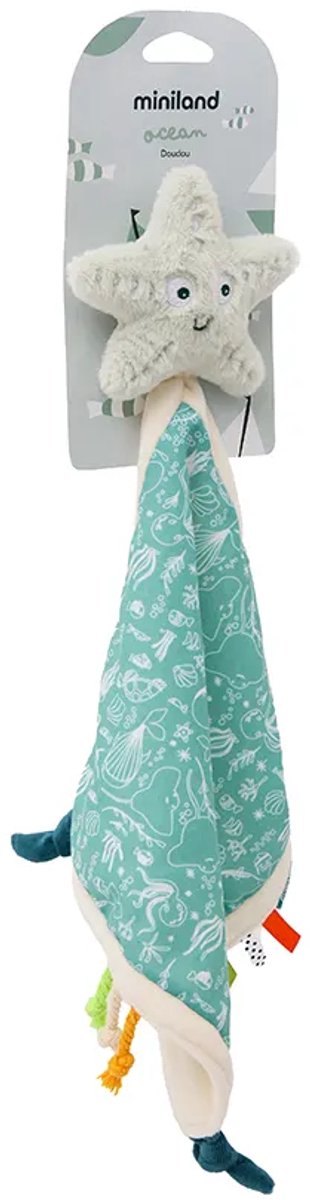 Miniland Oceanic Doudou Blauw Kinderen
