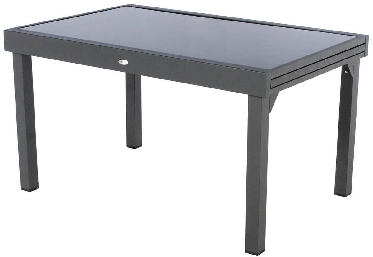 Uitschuifbare tuintafel voor 10 personen PIAZZA