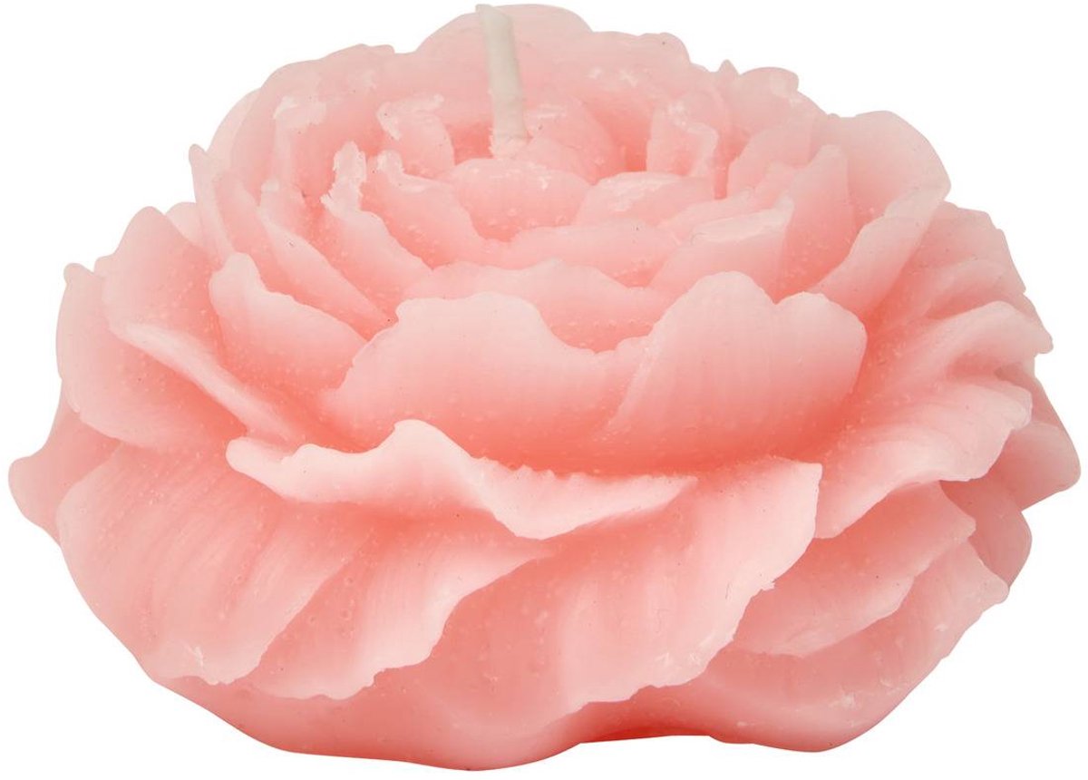 Decoratieve kaars 79 g, roosvormig, FLEUR DE ROSE