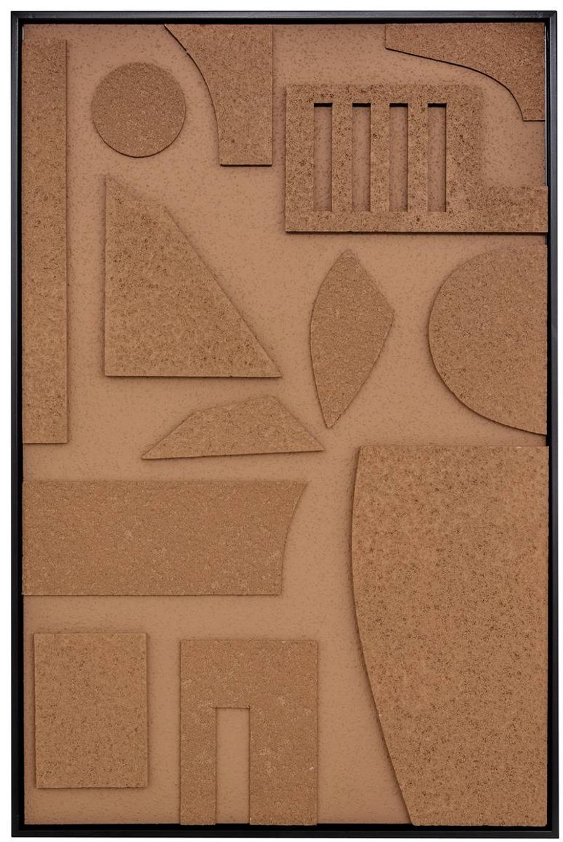 3D-canvas met abstracte reliëfmotieven JILANI