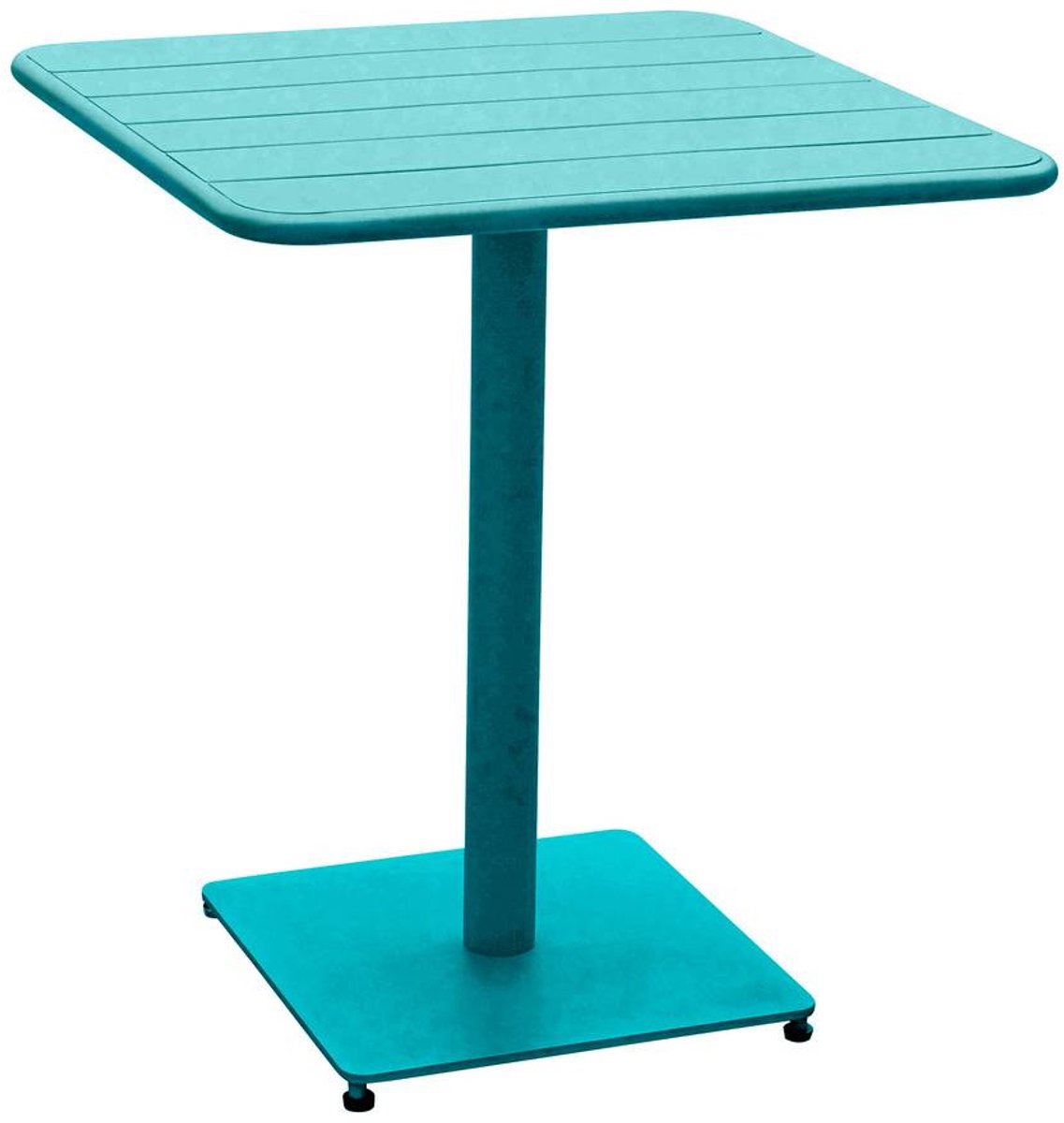 Vierkante tuintafel voor 2 personen van staal PHUKET