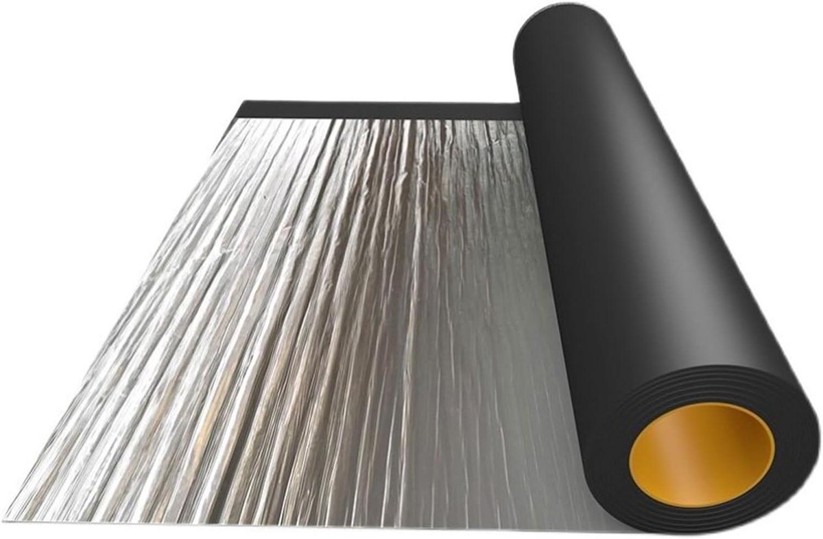 Dakfolie - Dakafdichting Bitumen - Dak Repareren - Zelfklevend - Op Maat Te Snijden - Aluminium