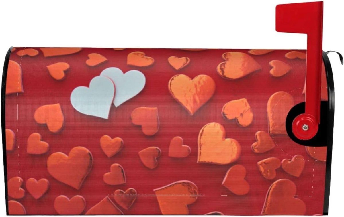 Brievenbus Cover - Brievenbushoes Magnetisch - Tuin Decoratie - Waterdicht Oxford-doek - 55x46 cm - Zwart