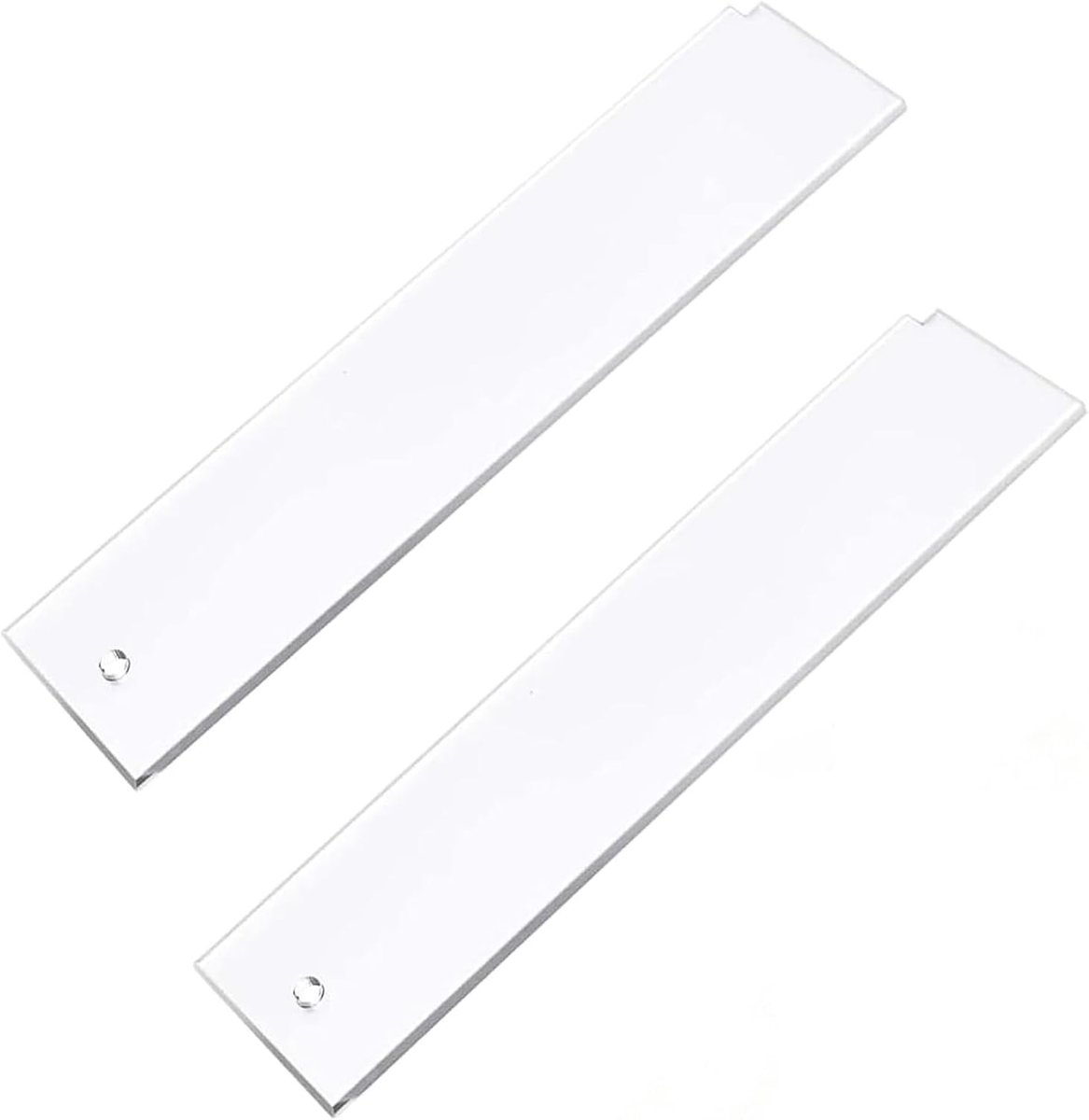 SnelShoppen - 2 Stuks Ski Wax Verwijderaars, Acryl Ski Trekker, Snowboard Was Schraper Plastic voor Alpine Ski Freeride & Snowboard Onderhoud en Wax B