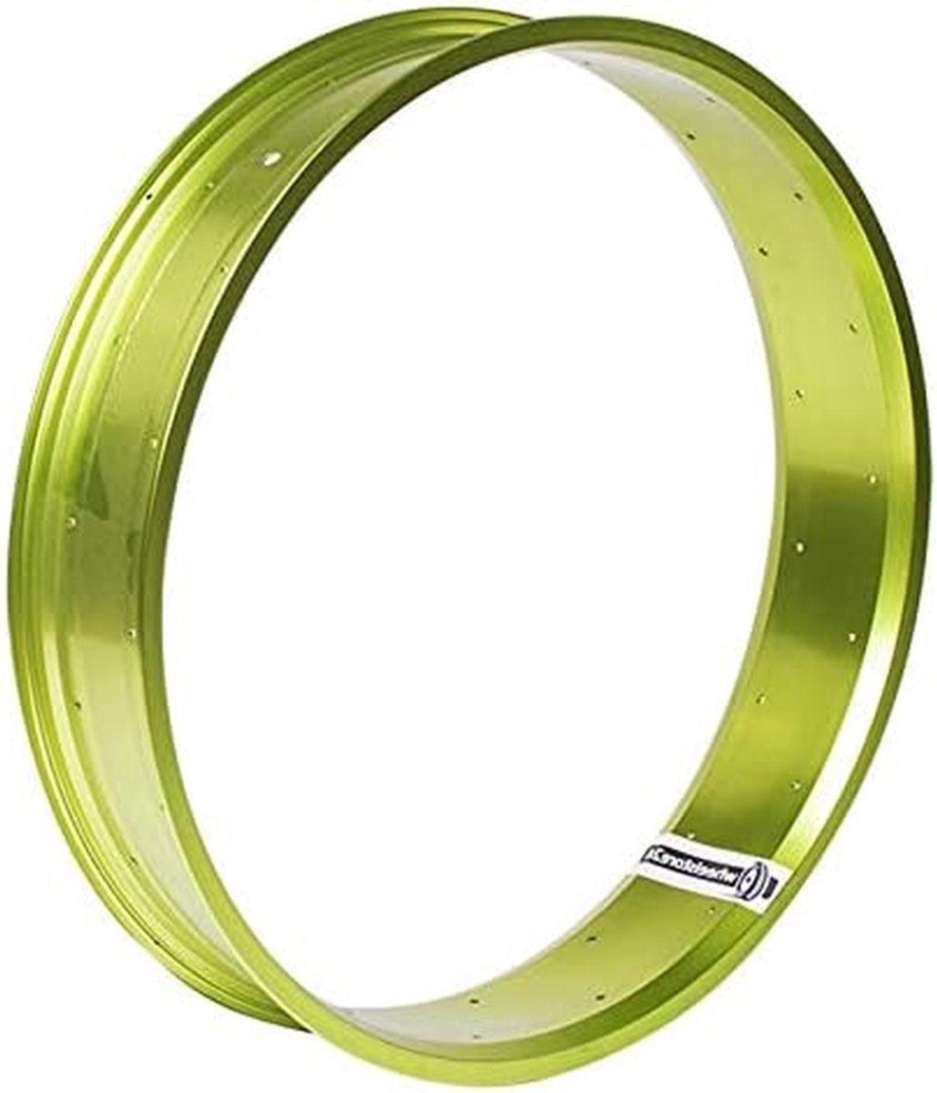 Fatbike Velg - Aluminium Velg - Fiets Reparatie - Geanodiseerd Aluminium - 24 inch 100mm - Groen