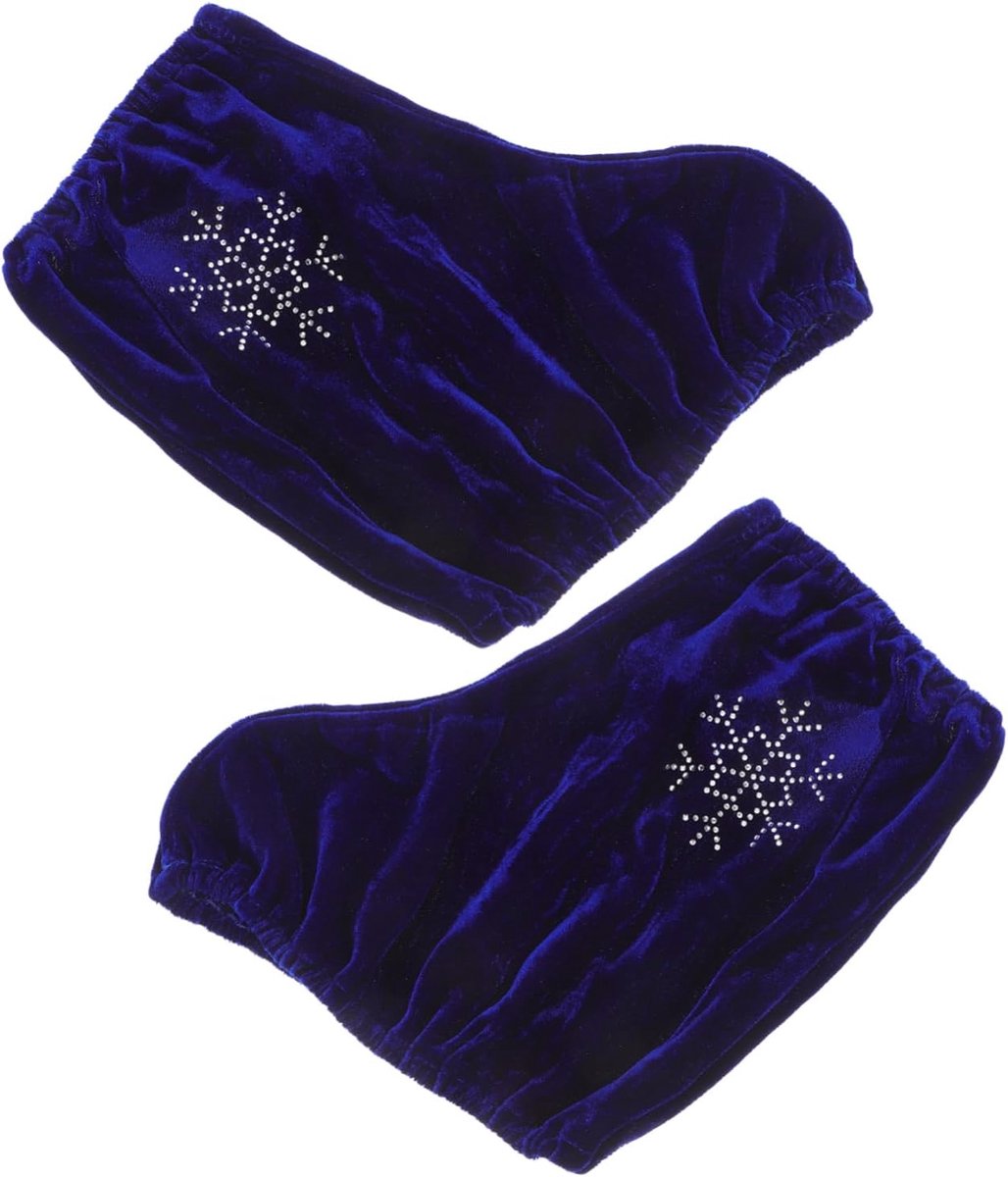 SnelShoppen - Schaatsen voor Medium Formaat met Covers, Glitter Accenten, Voor Jongens, Meisjes en Volwassenen, Ideaal voor Training en Wedstrijden