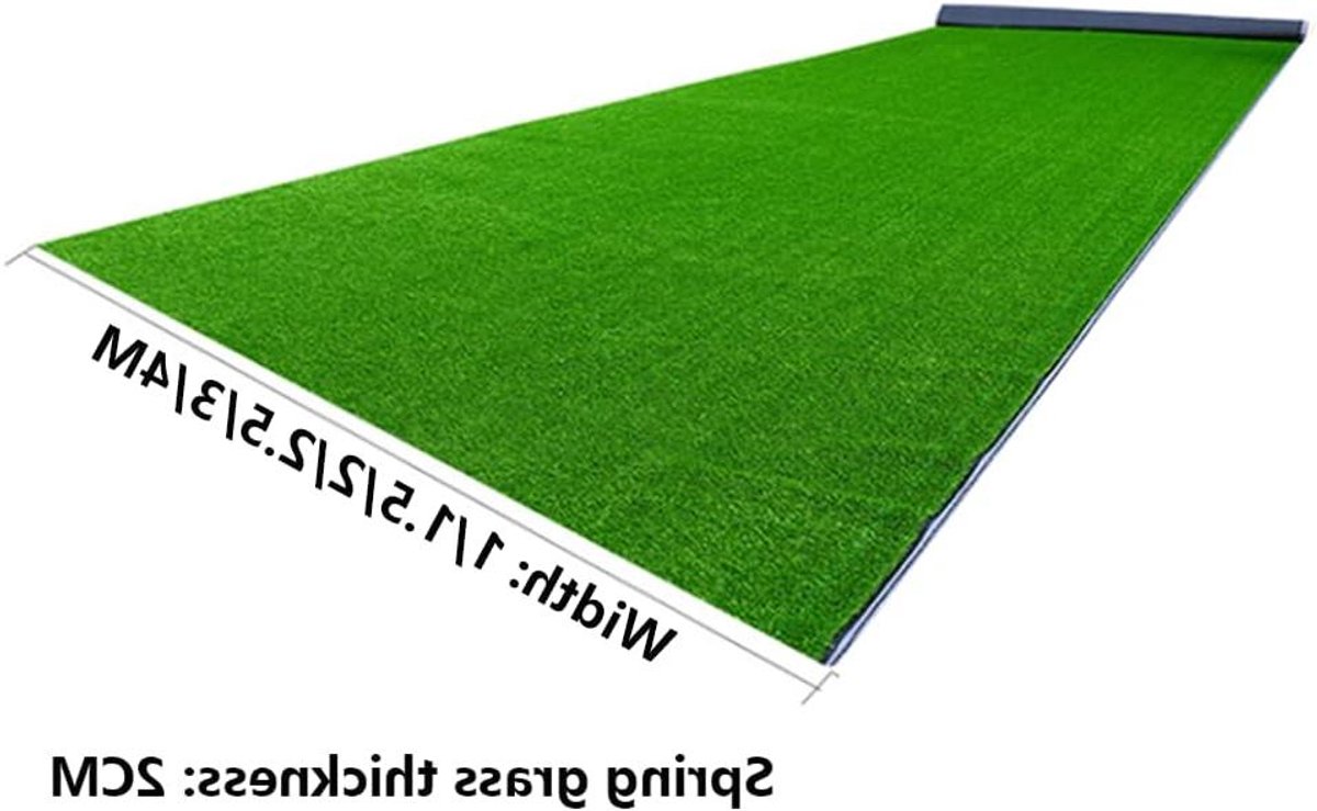 Kunstgras Mat - Balkon Tapijt - Tuin Decoratie - Hoge Dichtheid - 1x2m - Groen