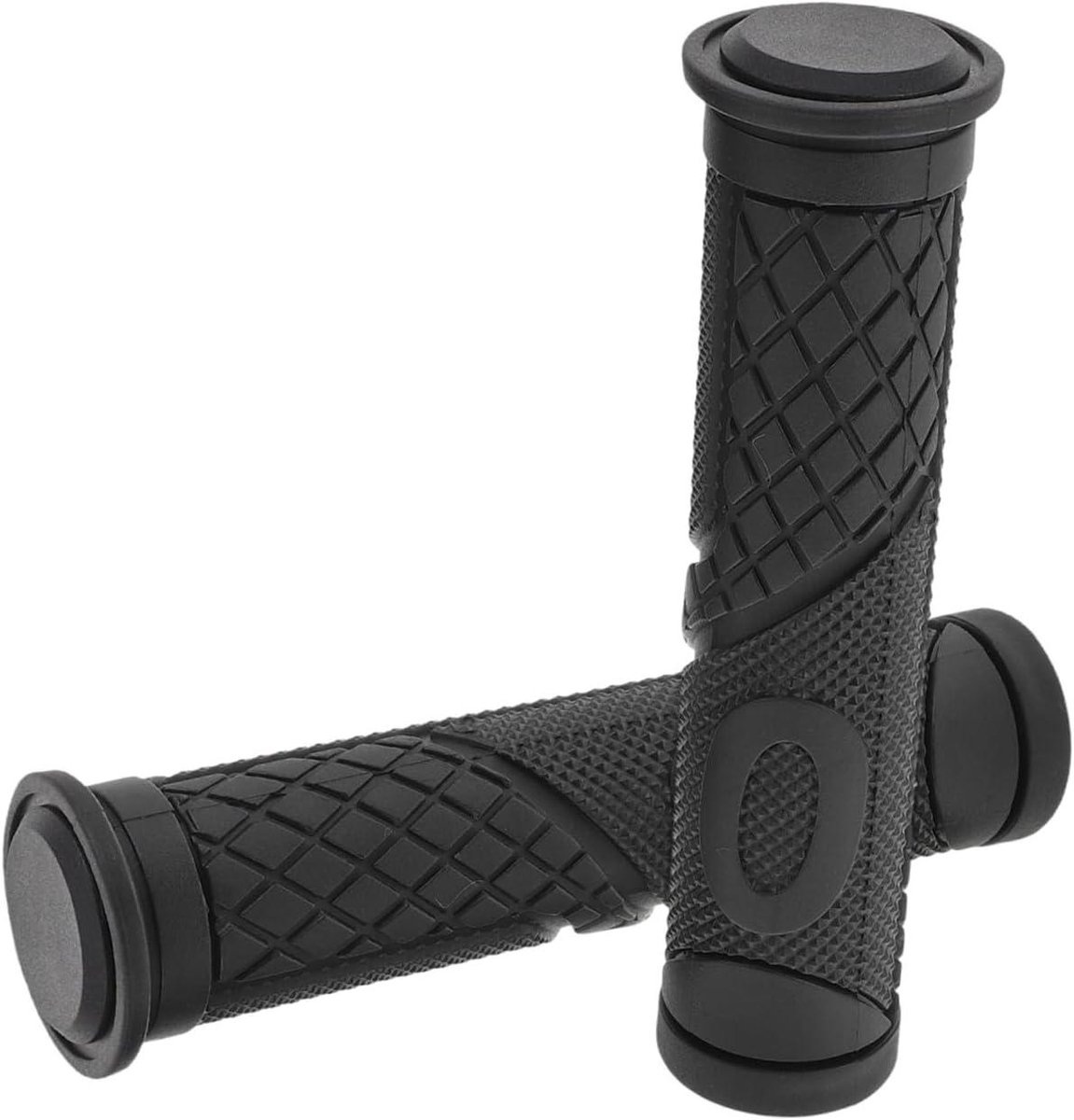 Fietsstuur Grips - Stuurgrepen Handvatten - Comfortabel Fietsen - Ergonomisch Antislip Ontwerp - 13 cm - Zwart