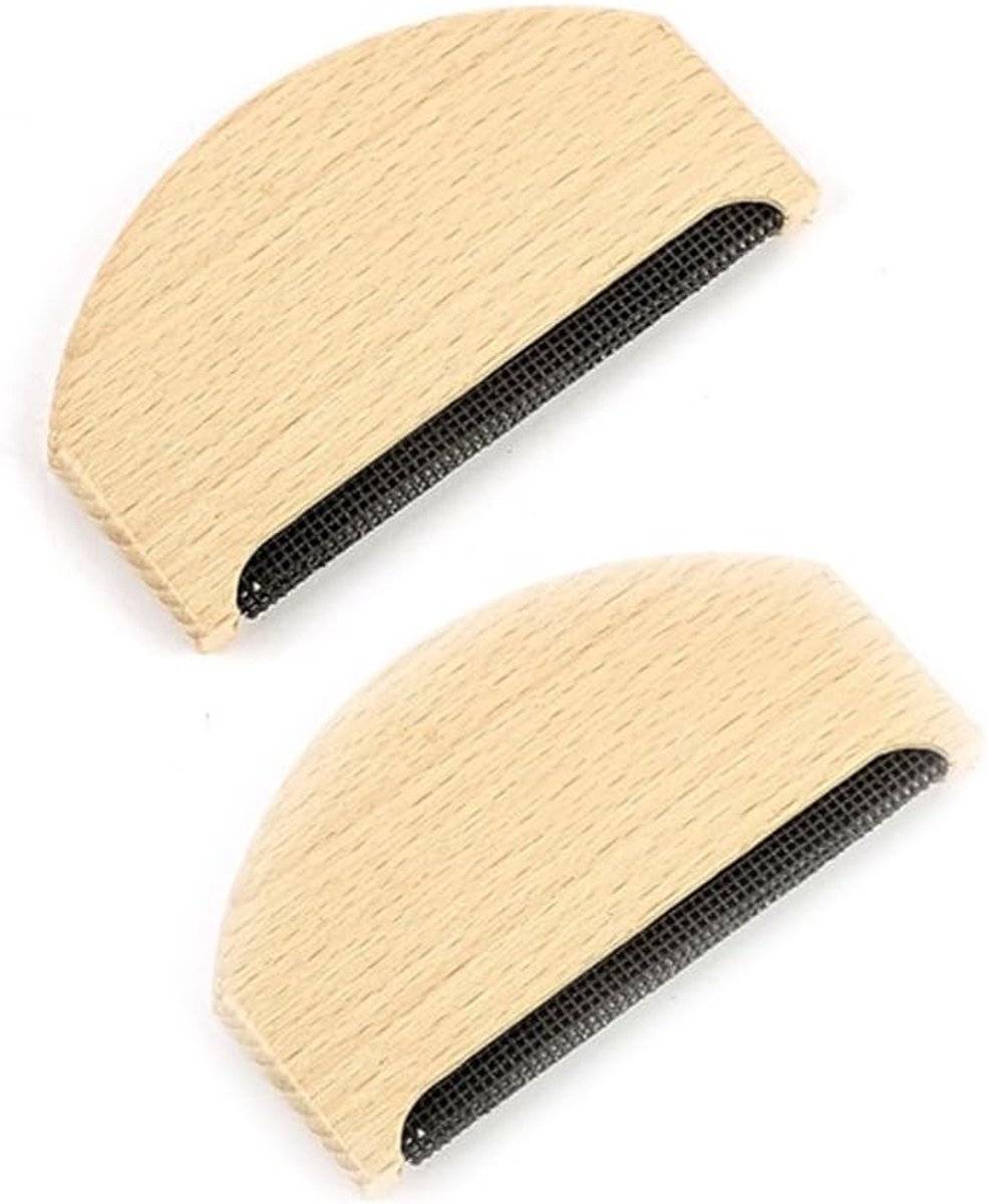 Haarverwijderingsborstel - Beukenhouten handvat - Ergonomisch ontwerp - Voor kleding en meubels - ShopVlot