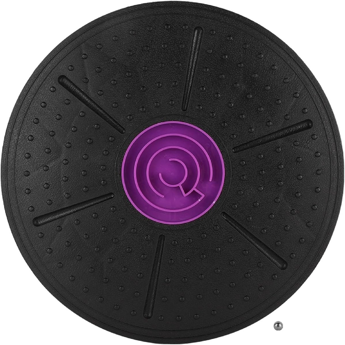 SnelShoppen - Paars Evenwichtsboard voor Yoga en Core Krachttraining met 360-Graden Beweging, Ideaal voor Fitness en Gezondheid