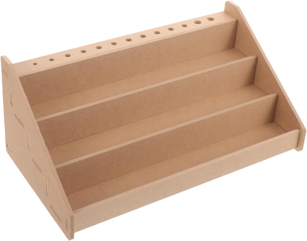 SnelShoppen - Miniatuur Schilderijen Schilderstand Voor Acrylaat Schilderen Organizer Lichtgewicht Decoratief Voor Thuis en Kantoor Inkthouder Pens en