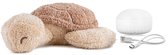 Babiem Hartslag Knuffel - Schildpad Jack - White Noise - Huildetectie en Timer - Lichtmodule - USB-C Oplaadbaar
