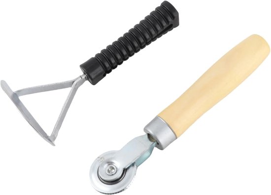 Bandenreparatieset - Rol- en schraapset - Band lekken dichten - Massief houten handvat - 6 mm rol - Niet gespecificeerd — afbeelding 4
