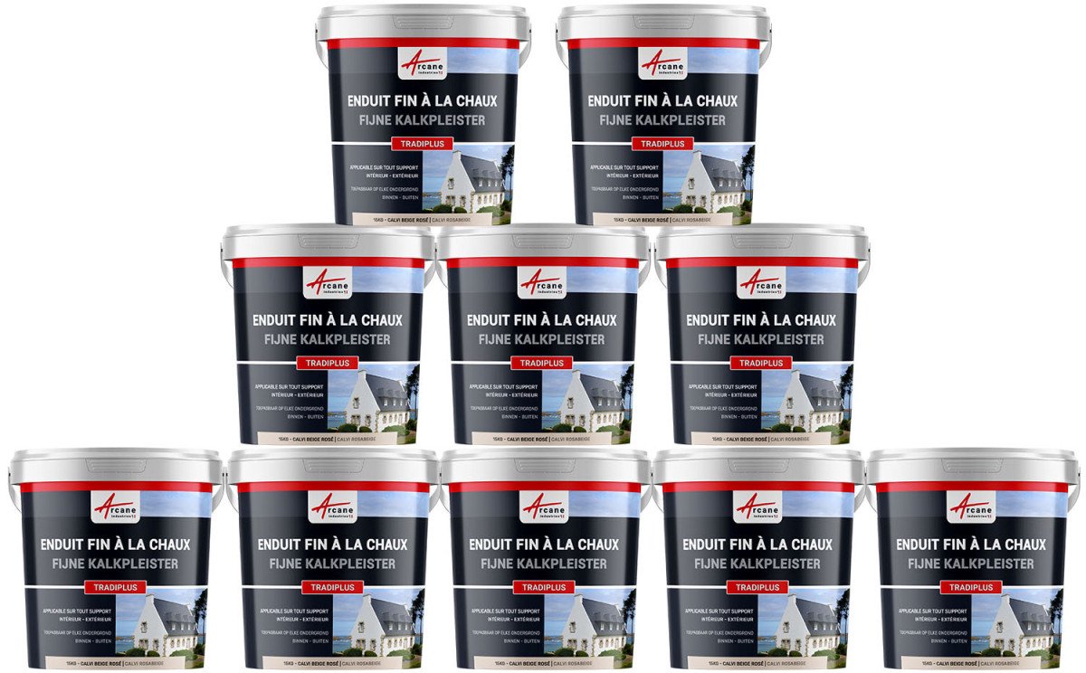 Fijne kalkpleister voor binnen- en buitendecoratie - TRADIPLUS