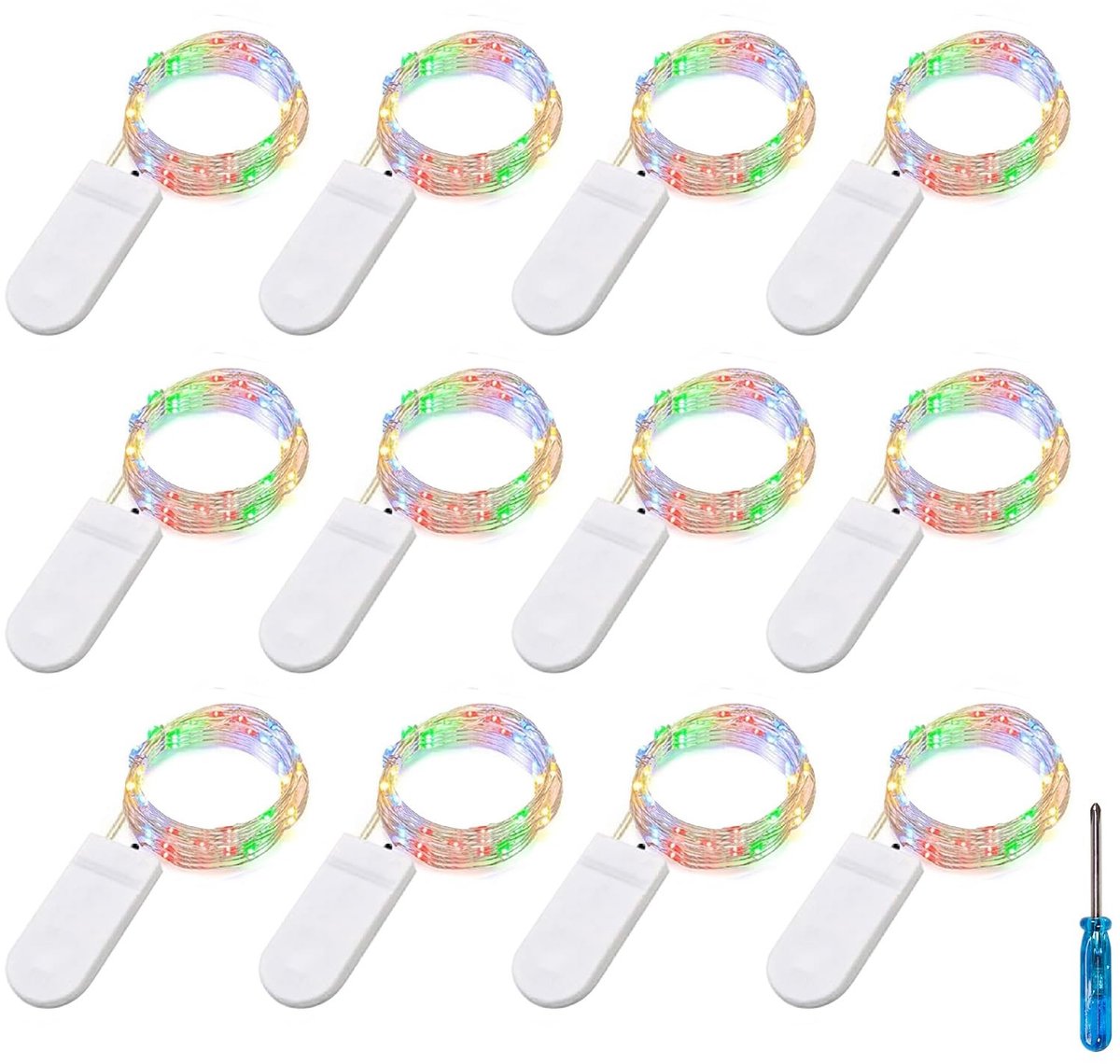 Omgoods - LED Fairy Lights, 2 Meter met 20 LEDs en Batterijen Inclusief