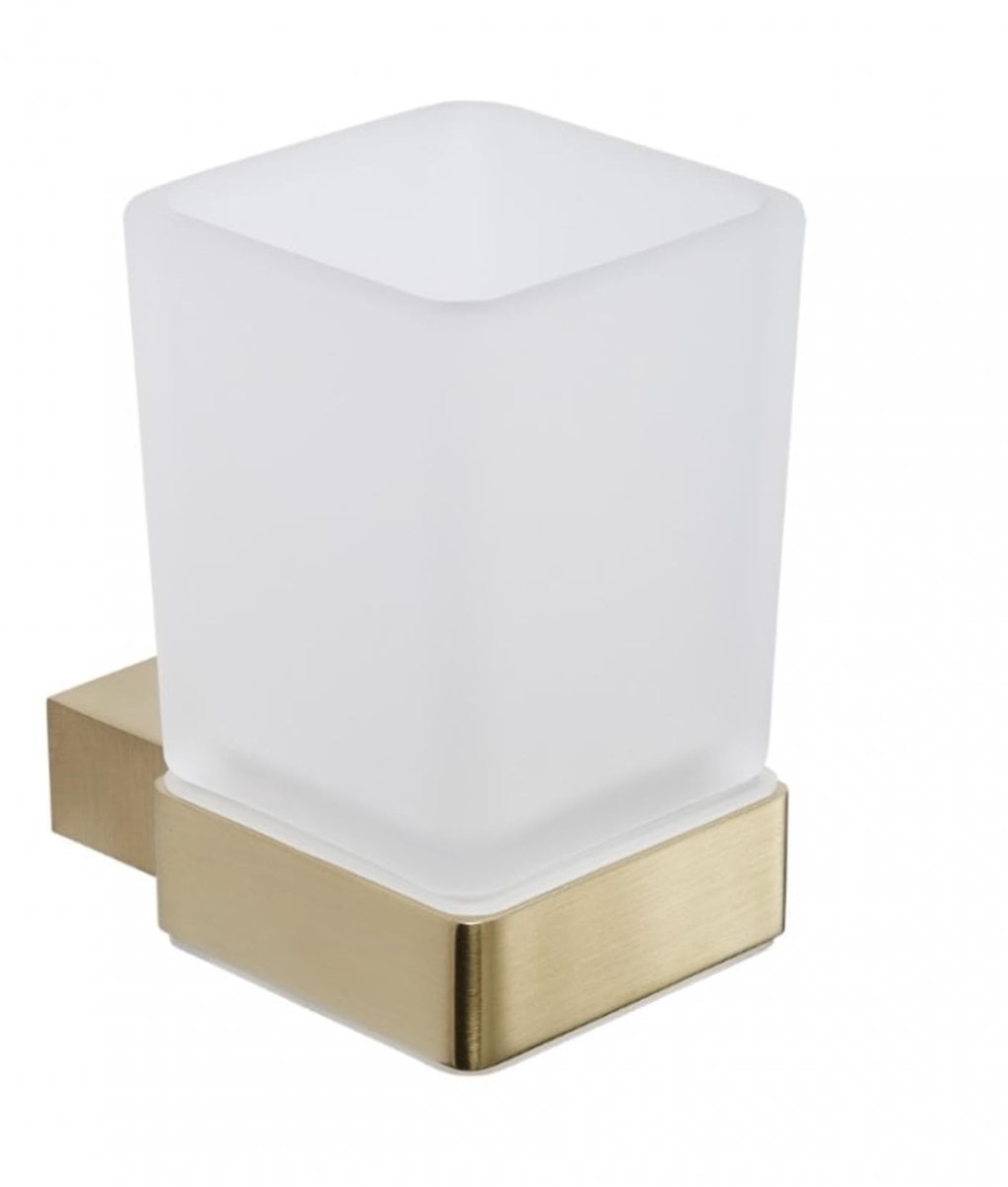 Omgoods - Geborsteld Messing (Goud) Vierkante Badkameraccessoires