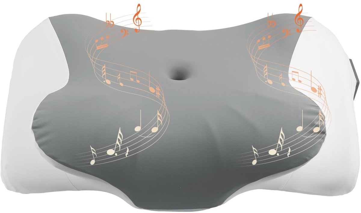 Omgoods - Ergonomisch Geheugenfoam Kussen met Geluid voor Beter Slapen