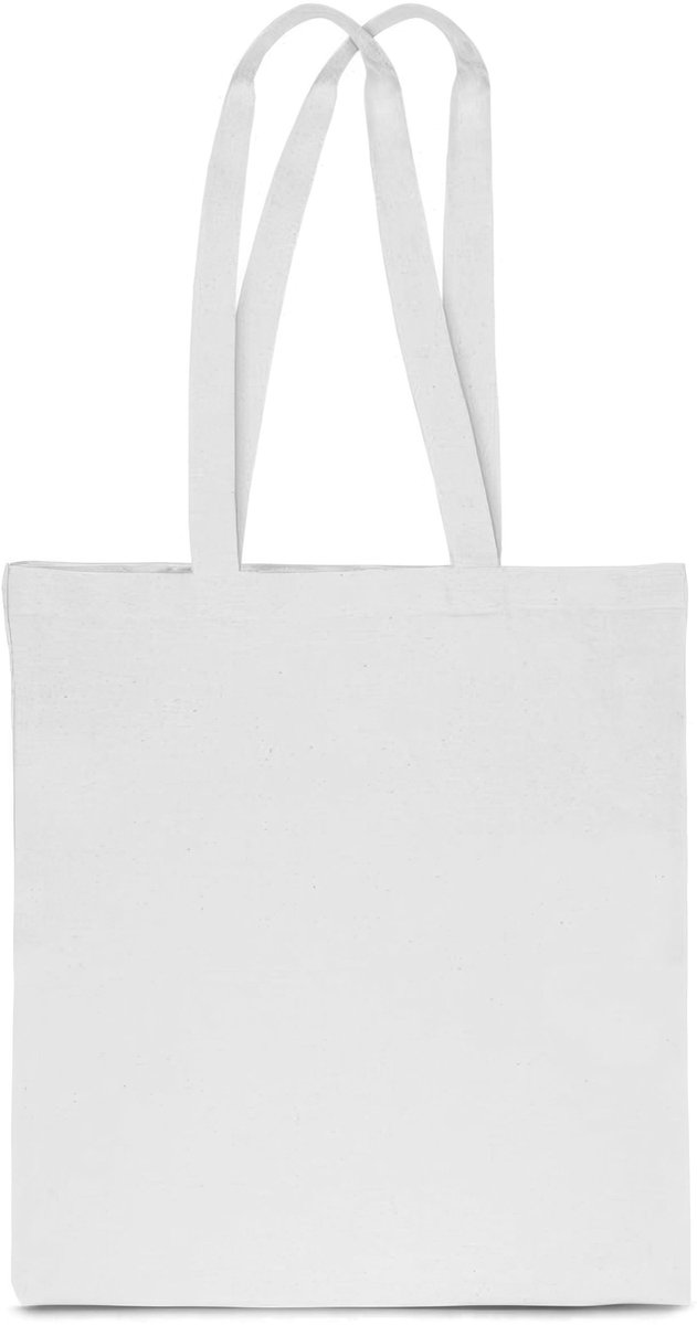 Omgoods - Katoenen Tote Bag 38 x 42 cm met Lange Handvatten