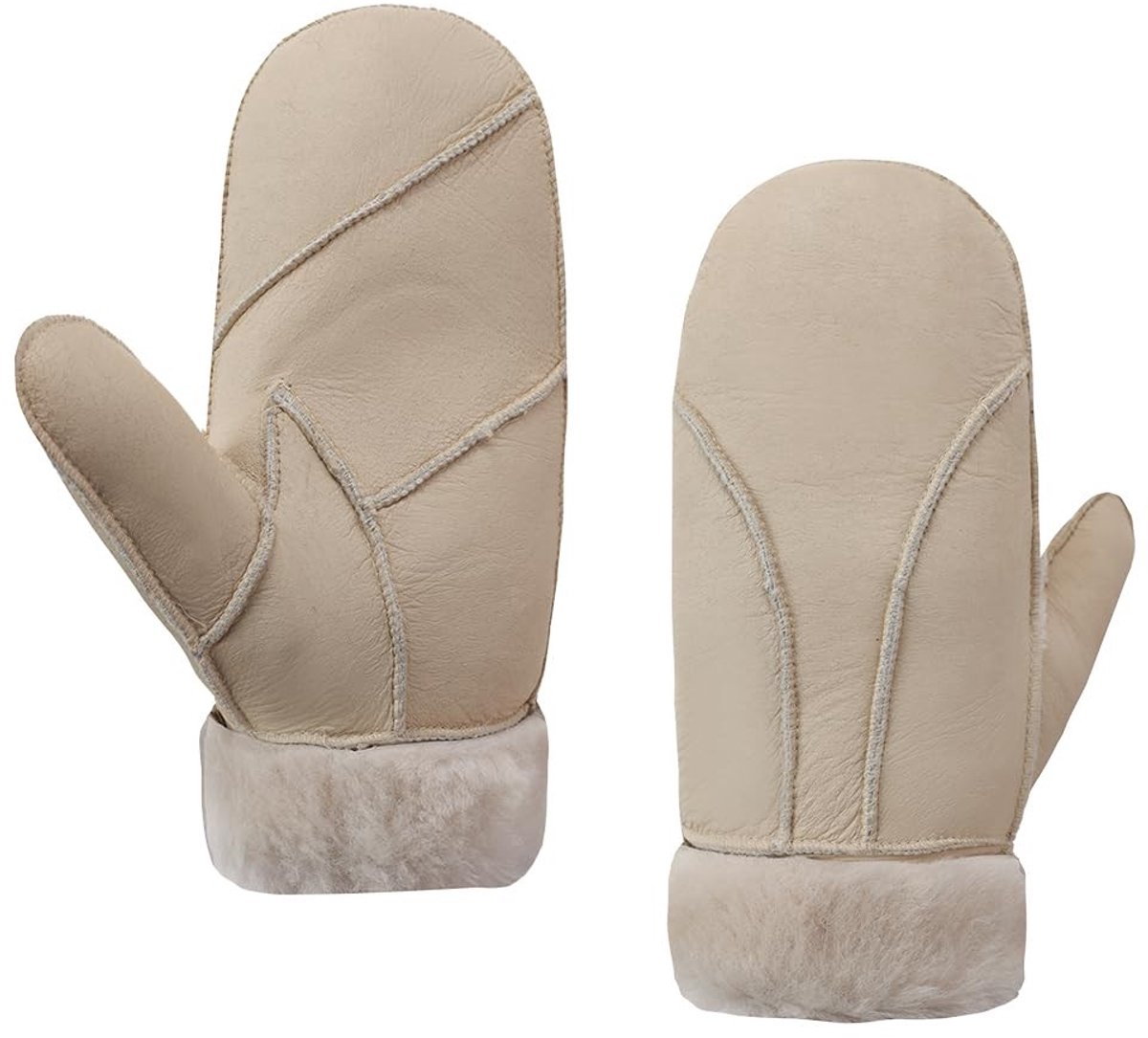 Omgoods - Dames Winter Lamsleren Fleece Handschoenen