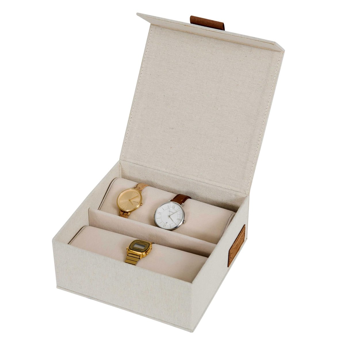 Omgoods - Luxe Horlogedoos voor 6 Horloges met Magnetische Sluiting