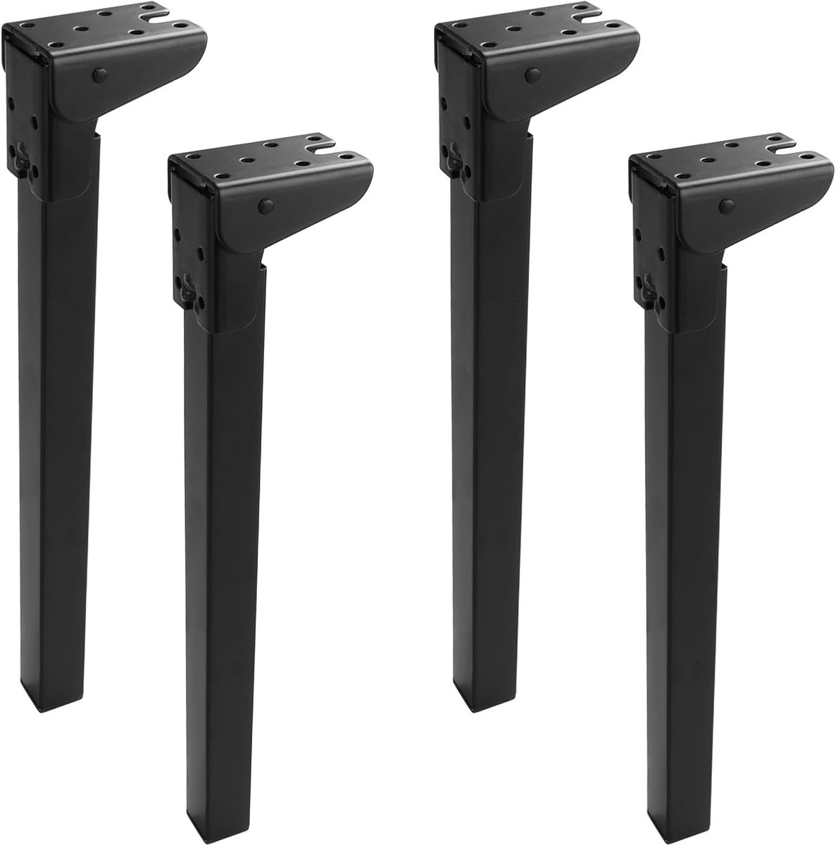 Omgoods - Inklapbare Tafelpoten - Opvouwbare Meubelpoten - Zwart - 30 cm - Voor Tafel en Laptop - Duurzaam en Stijlvol - 4 Stuks
