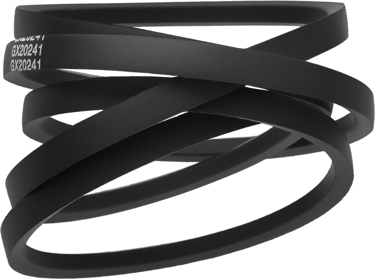 Omgoods- Aandrijfriem Rubber - Compatibel met John Deere LT150/LT160/LT170/LT180 - Slijtvast - Hoge temperatuur weerstand - 1 stuk - Zwart - Grasmaaier Riem