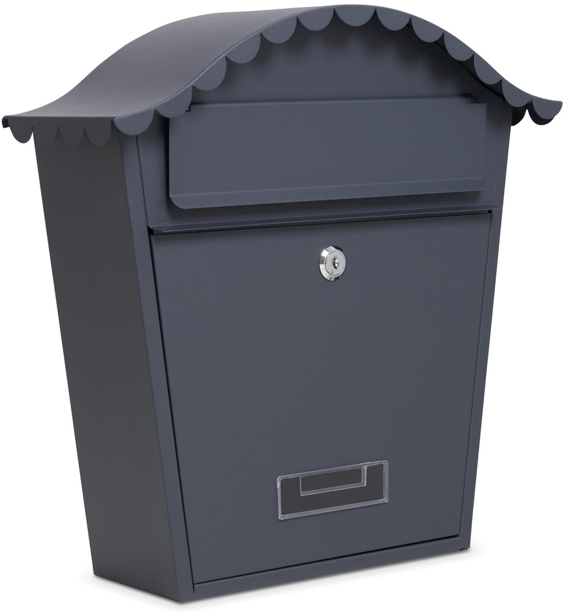 Omgoods - Lockable Wandbrievenbus van Gegalvaniseerd Staal met 2 Sleutels