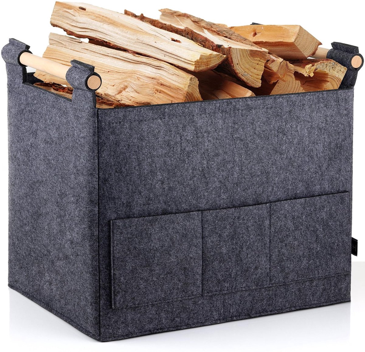 Omgoods - Vilt Mand voor Hout met Versterkte Handvatten en Vouwbaar Ontwerp