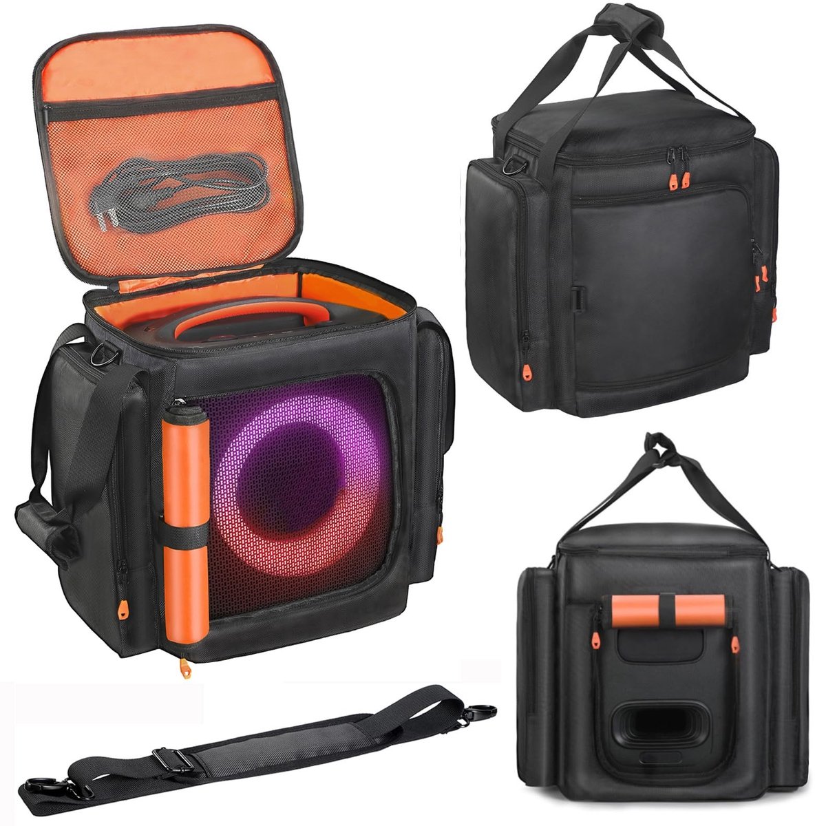 Omgoods - Draagtas voor JBL Partybox Speakers met Opbergvakken