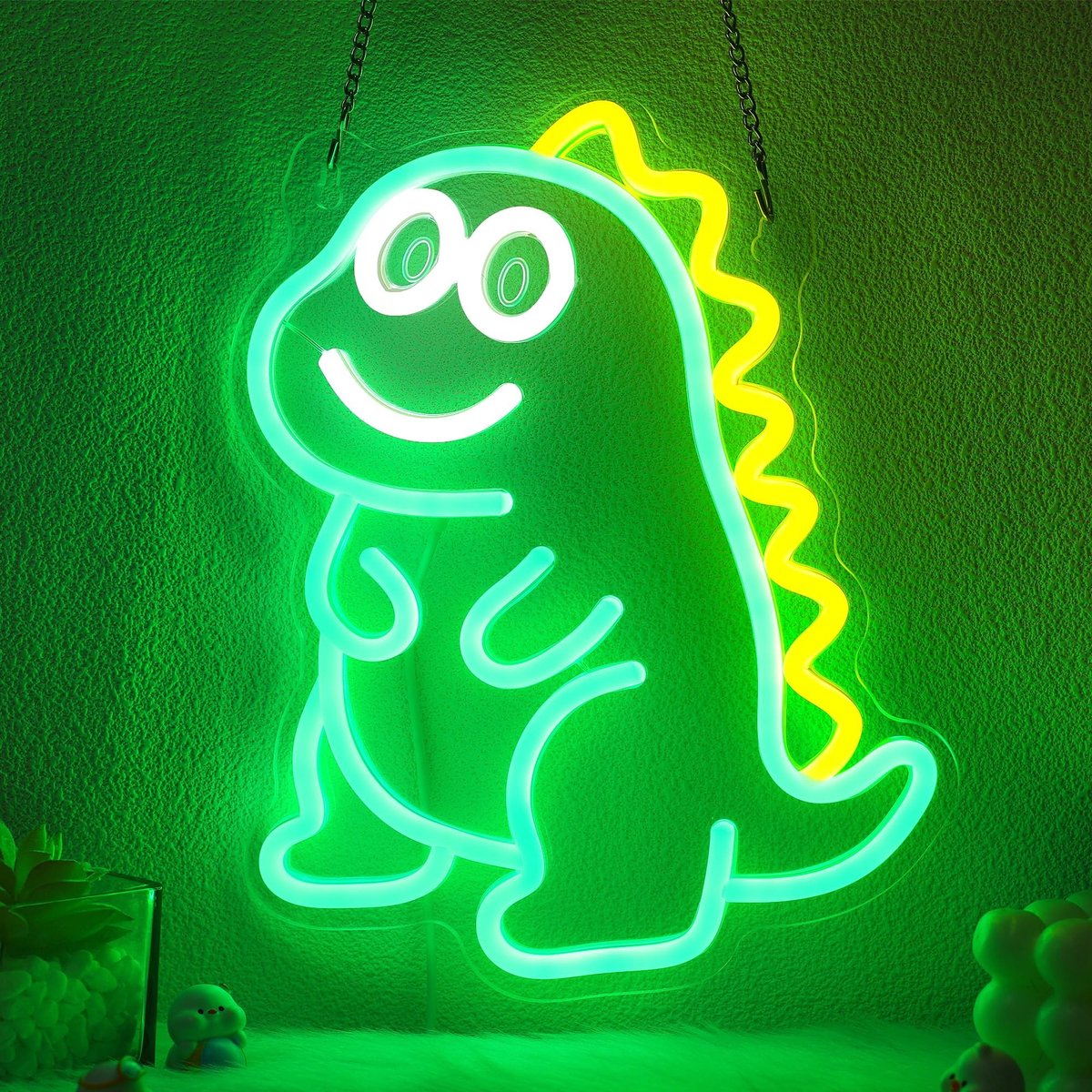 Omgoods - Neon Dinosaur Lamp voor Creatieve Verlichting