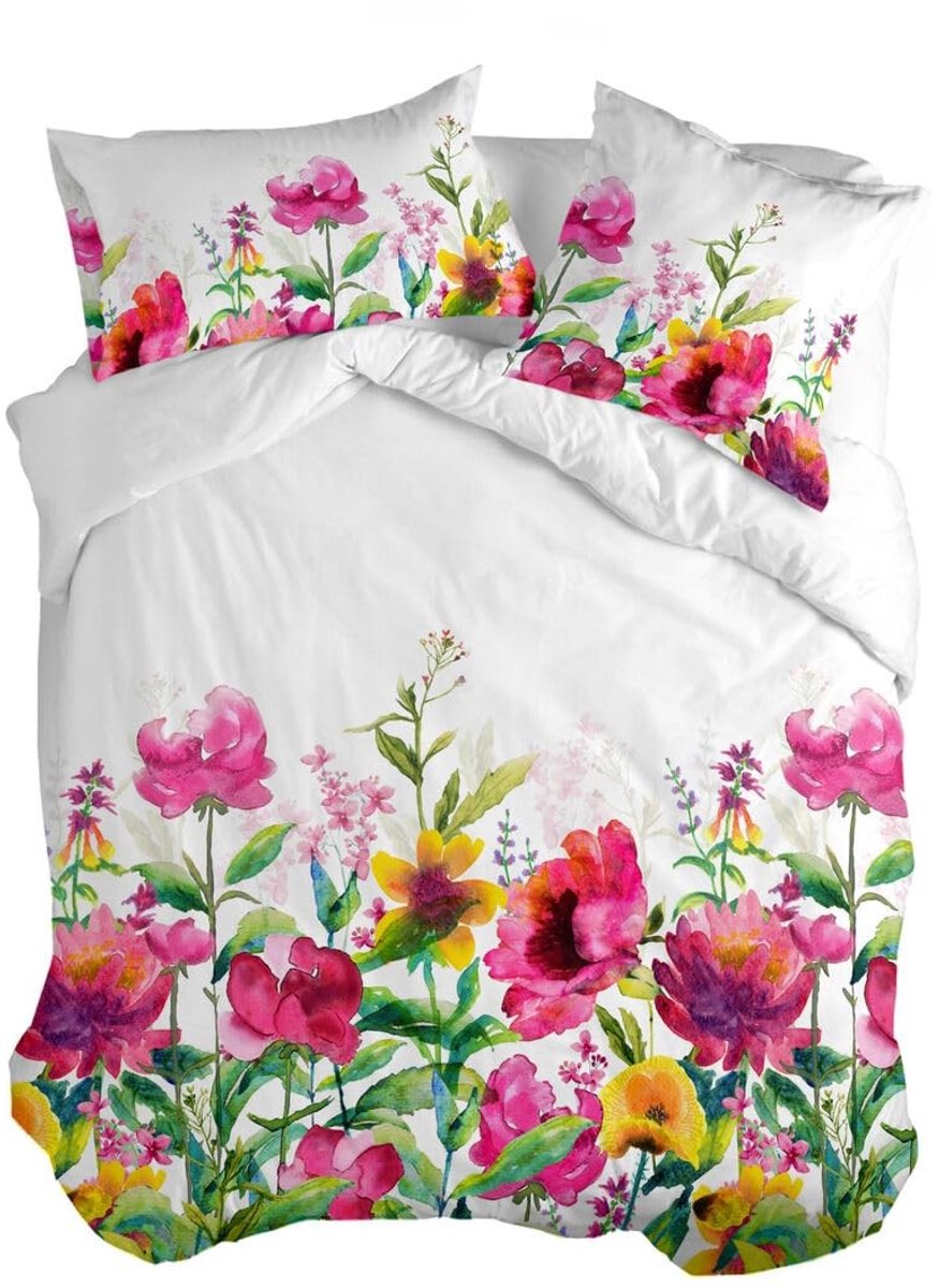 Omgoods - Cassia Duvet Cover Multicolour 200x200 cm - Stijlvol en Comfortabel