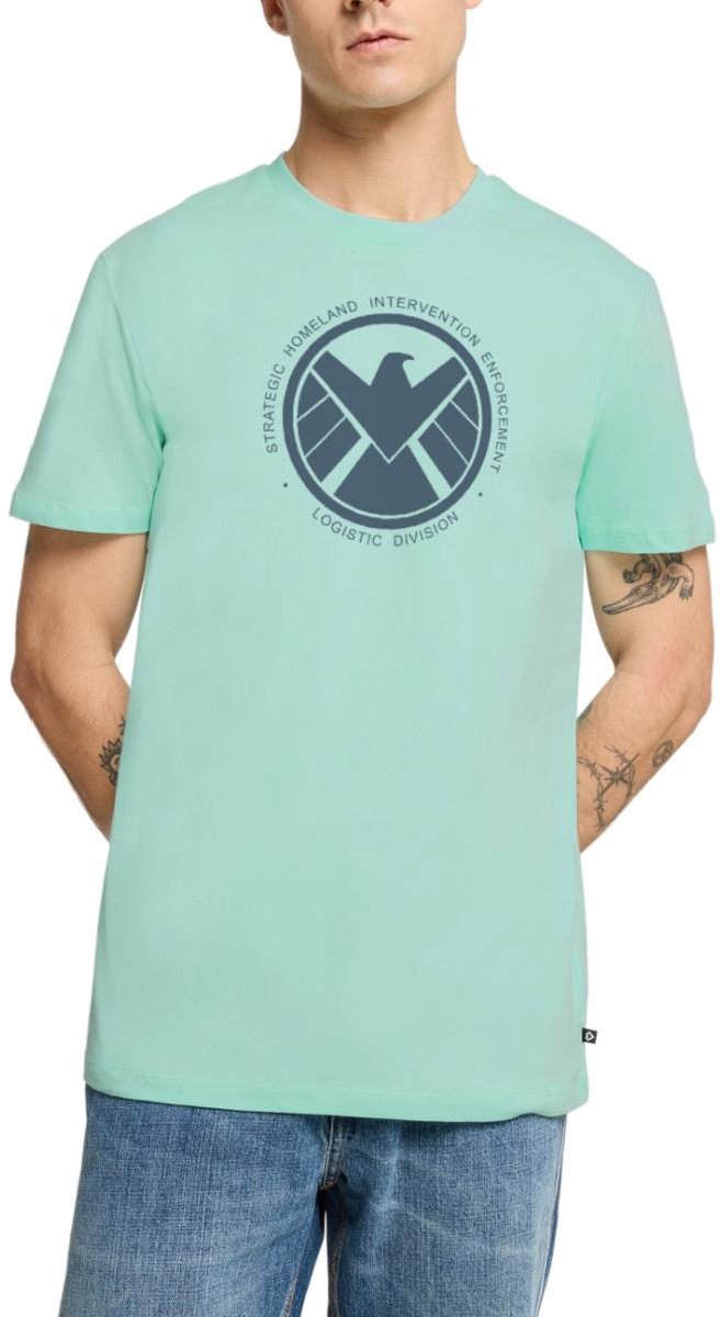 Avengers Iron Man Embleem Stark Industries Premium T Shirt Heren