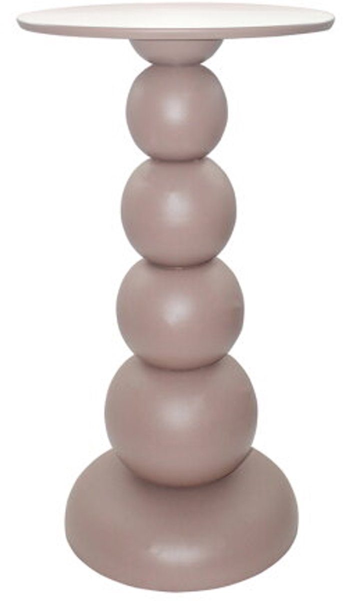 Gouda plantentafel, Ø46, H86, warm beige - Formaggio Collection