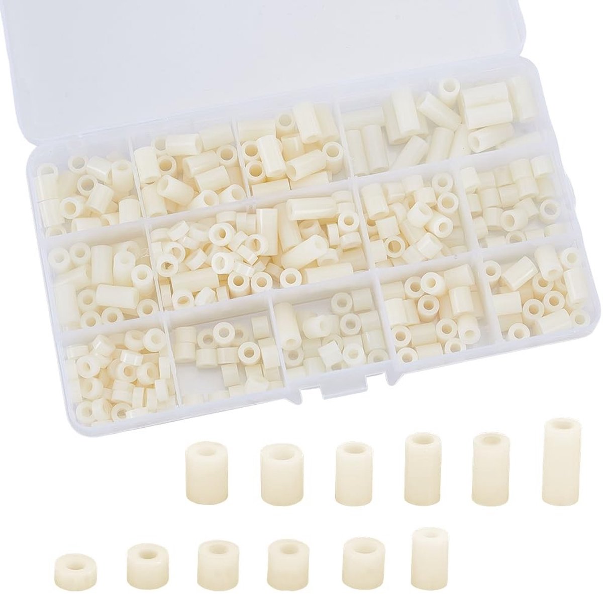 Dailygoods - 360 Stuks Ronde Afstandhouders voor Elektrische Schroeven en Stopcontacten