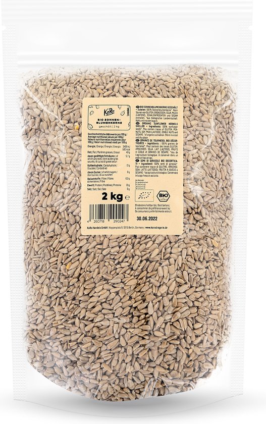 KoRo | Graines de tournesol bio capacité germinative 2 kg