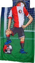 Feyenoord Dekbed Speler - Eenpersoons - 140 x 200cm - Voetbal - Cadeau - Kinderen -  Unisex