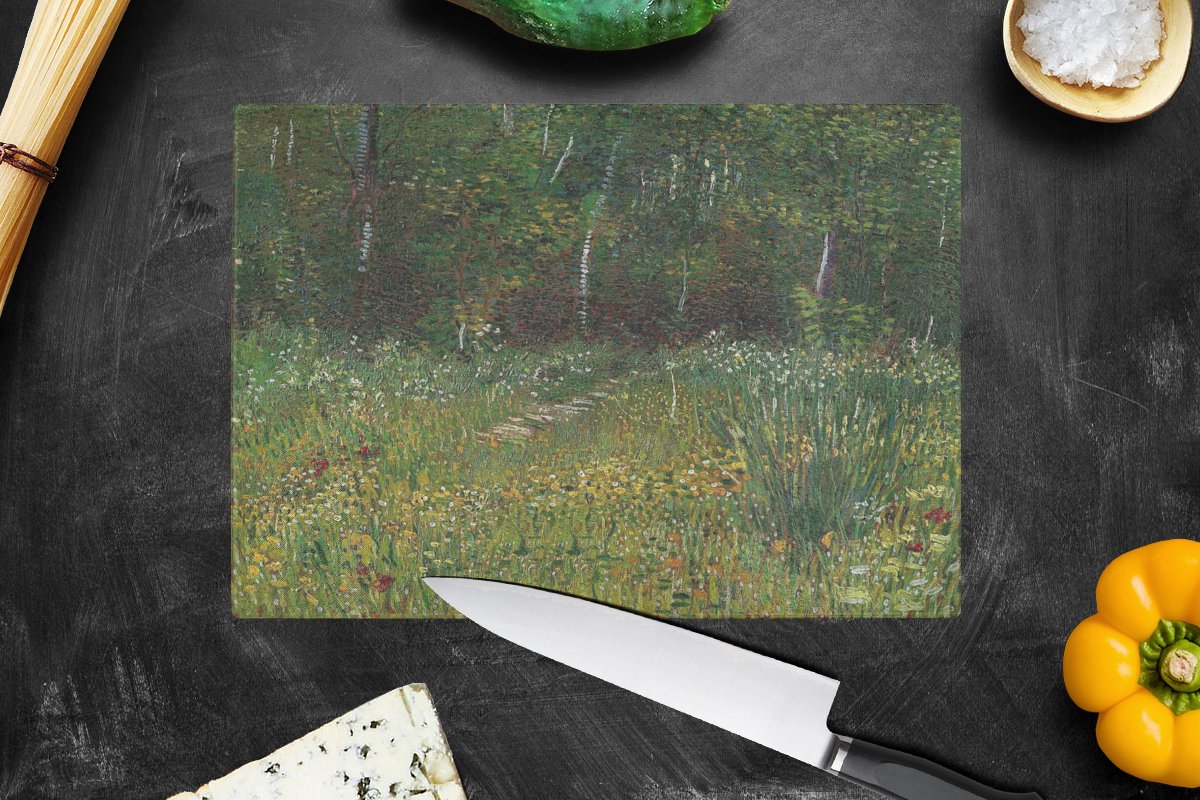 Glazen Snijplank - 28x20 - Asnières - Vincent van Gogh - Snijplanken Glas