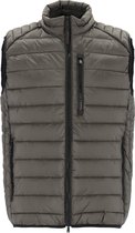 CASA MODA comfort fit bodywarmer (middeldik) - groen/grijs -  Maat: M