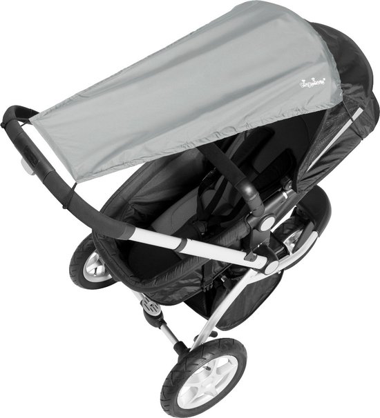 Playshoes UV zonnescherm Kinderwagen - Grijs - Maat Onesize van Playshoes. — afbeelding 3